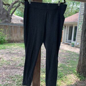 Herringbone gray heavy-weight leggings, Old Navy, size XL